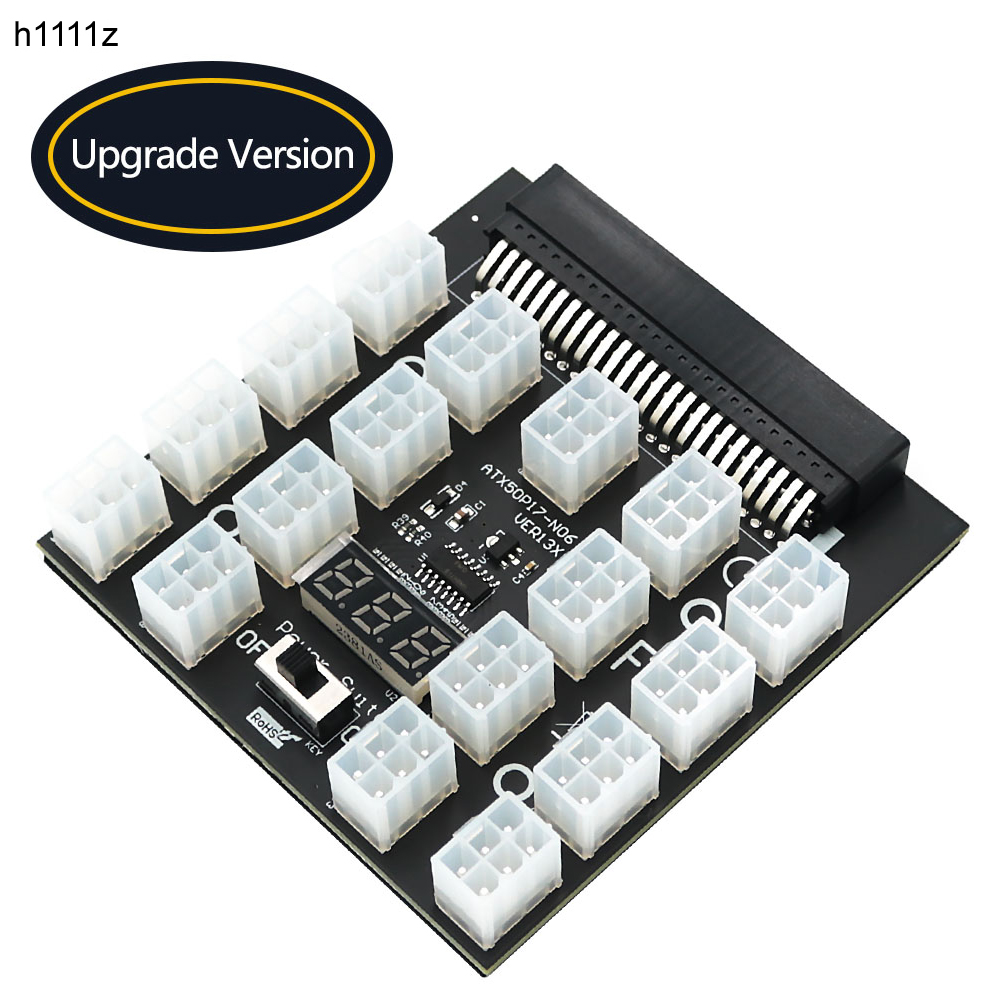 2000W Atx Mining Power Supply - PCI-E 12В 50Pin до ATX 17